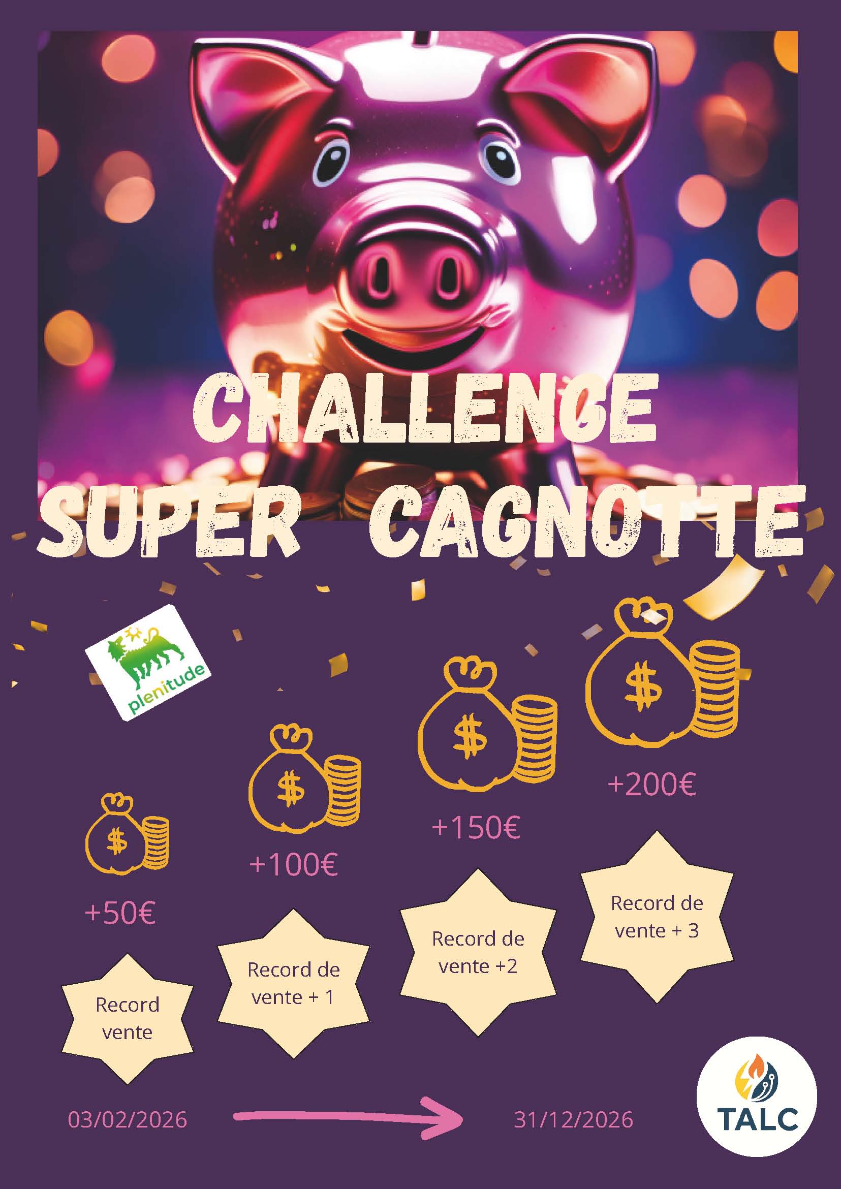 Challenge super cagnotte